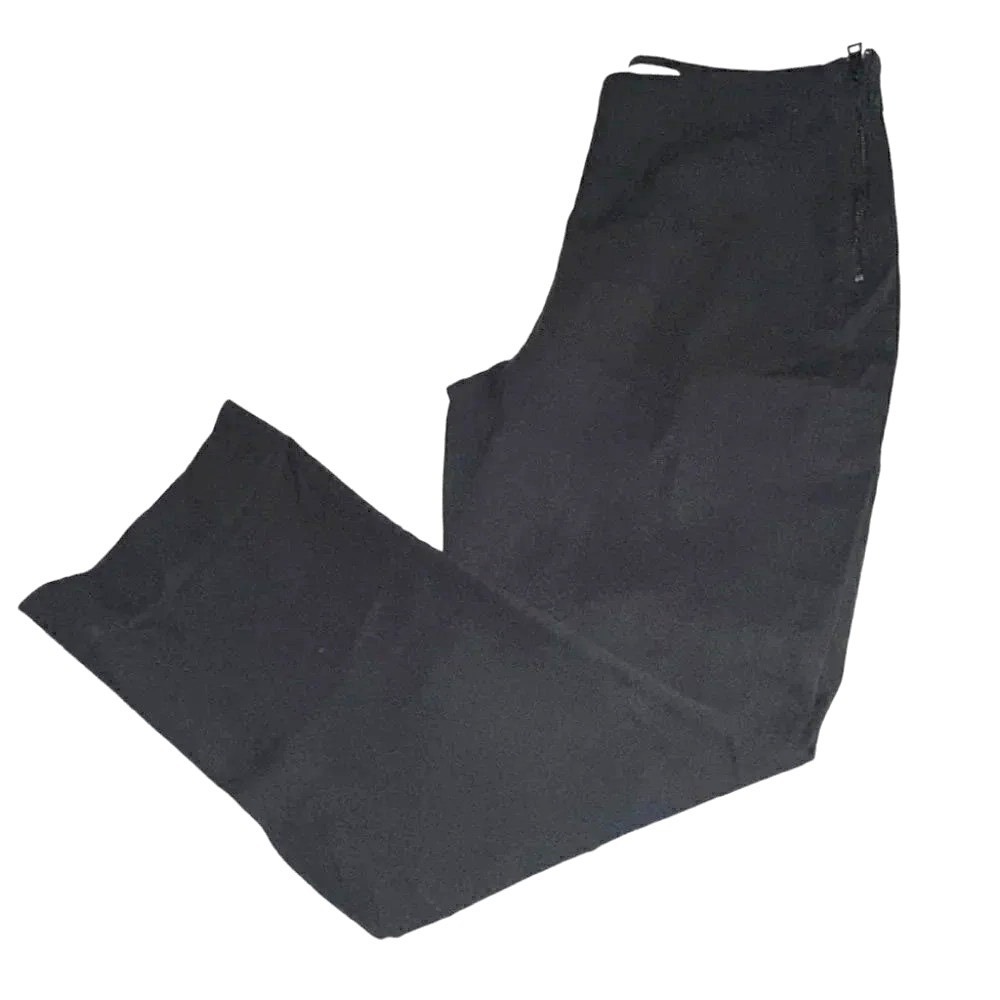 Everlane Women's 6 black side zip ankle length pants